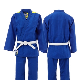 Кімоно для дзюдо Green Hill Professional IJF синє (JSP-10388) - Фото №4