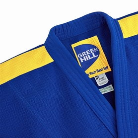 Кімоно для дзюдо Green Hill Professional IJF синє (JSP-10388) - Фото №7
